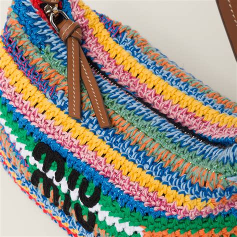 miu miu crochet pouch multi|The Ultimate Guide To Miu Miu's Crochet Bag .